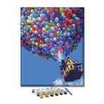 Sayılarla Boyama Seti - Renkli Balonlar