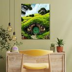Sayılarla Boyama Seti Sihir Yolu 50x65 cm 0rta Dünya Hobbit Tepelerinde Renkli Yolculuk