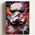 Sayılarla Boyama Tuval Hobi Seti STAR WARS Temalı Fırça ve Boya Dahil Set (Çıtalı) 40x50 CM Kendin Yap Sayılarla Tuval Boya Kiti (KASNAKLI)