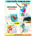 Sayılarla Boyama Yaz Tatil Tabloları