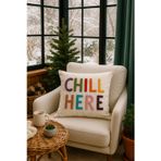 Saymine Chill Here Kirlent Uzeri Punch İşleme