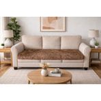 Saymine Kuzu Post Peluş Süet Taban Koltuk Örtüsü - Yumuşak Dokulu 180X75CM - 75 x 185 cm - Kahverengi