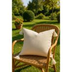 SAYMİNE Püsküllü Kırlent Kılıfı Krem 43 x 43