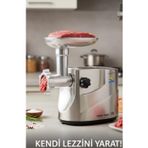 SAYONA sayona3300 Turbo Force 3300 Et Kıyma Makinesi Mg-3300D Güçlü Motor Metal Başlık Ev Tipi