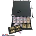 Saypos Ingenico IDE280-MOVE5000F-IWE280 Marka Yazarkasalarla Uyumlu 5 Banknot Para Çekmecesi 40,5X42X11CM