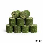 Sazan Yemi - Delikli Küspe - Mısır - Silindir - Yeşil - 30 Kg Paket