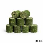 Sazan Yemi - Delikli Küspe - Mısır - Silindir - Yeşil - 30 Kg Paket