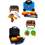 SAZE Mangal Seti + Tost Maki?nasi 2 Li? Set Oyuncak Oyun Seti? Mangal Tost Maki?nasi 20 Parca