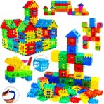 Saze oyuncak Puzzle 3D Yapı Tasarım Blokları 64 Parça Eğitici Zeka Geliştirici Set 64 Parça Puzzle1 Adet - Çok Renkli