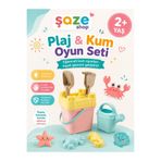 SAZE 🌊 Şaze Shop Büyük Boy Kale Kova Plaj Oyun Seti 2+ Yaş Kum ve Deniz Oyuncakları