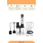 Şb 3114 Çok Fonksiyonlu 1000 W Blender Seti, Siyah Renk - Ahşap