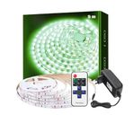 Sb-6502 Şerit Led Işık Dimmer Kumandalı Adaptörlü Tak Çalıştır Aydınlatma (Yeşil, 5 Metre)