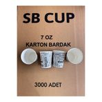 SB 7 Oz wending karton bardak (1000 ADET)