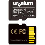 Sb Shopping 64GB Uranium UR-TF-64G Micro Sd Card U3 7/24 Surveillance 100/40MBS Industrial Hafiza Karti (3 Yil - Seçenek