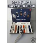 Sb Shopping Akıllı Saat 7 Kordonlu Yeni Nesil Arama Cevaplayan Çok Fonksiyonlu
