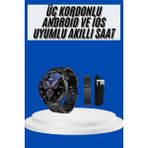 Sb Shopping Amoled Ekran Akıllı Saat Üç Kordonlu Ios Android Uyumlu