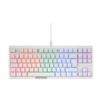 Sb Shopping Everest Claw Beyaz Red Switch Q USB Mekanik Siyah Aydınlatmalı Klavye