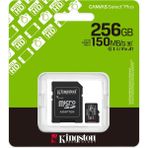 Sb Shopping Kingston SDCS3/256GB, Canvas Select Gen3 A1, 100MB/S, Microsd Kart Bellek (Sd Adaptörlü)