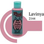 Sb Shopping Multi Surface 2144 Lavinya Akrilik Boya 120 cc - 1 Adet - (ClearEyelets)Black-RadiantOrchid