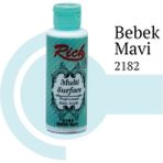Sb Shopping Multi Surface 2182 Bebek Akrilik Boya 120 cc - 1 Adet - (ClearEyelets)Black-RadiantOrchid