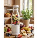 Sb Shopping USB Şarjlı Mini Blender Taşınabilir Smoothie Yapıcı 380 ml Pratik Kullanım - Ebatlar