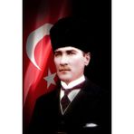 Sb Sistem Bayrak Atatürk Posteri Bayrağı Model4 300X450CM
