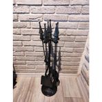 SB Şömine Maşa Takımı - Antrasit - 72 CM