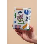 Sb Store Çiçek Temalı Ambalaj Hediye Paket Süsleme Etiketi Model 365 - 96 Adet 3cm - Çok Renkli - 3 cm - Pvc Etilket