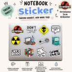 Sb Store Gamer Oyuncu Temalı Sticker Notebook Tablet Etiketi Model 12 - Çok Renkli