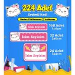 Sb Store Okul Kreş Etiketi Kalem Defter Özel Isim Yazılabilen Etiket Seti Model 132 - 224 Adet