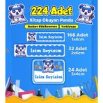 Sb Store Okul Kreş Etiketi Kalem Defter Özel Isim Yazılabilen Etiket Seti Model 170 - 224 Adet