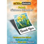 Sb Store Teşekkür Etiketi Thank You Ambalaj Hediye Süsleme Etiketi Model 55 - 95 Adet 6cm - Çok Renkli - 6 cm - Pvc Etiket