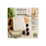 SBB 12'li Böğürtlen Kalıbı - Sabun, Mum, Taş tozu, Epoksi, Polyester Uyumlu Silikon Kalıp