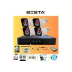 SBN - Store 4 Kameralı Güvenlik Kamera Hazır Set 320 GB 7/24 HDD