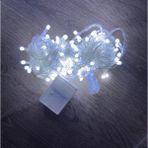 sbodurhome 10 M 100 LED Damla Uçlu Beyaz Işık Şeffaf Kablo Mz-17-1 - Renkli