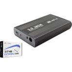 sbodurhome 3.5 Inç Sata HDD Harici Disk Kutusu USB 3.0 - Siyah HDX1756 - Çok Renkli