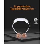 sbodurhome 5 Kanatlı Sessiz Mini Fan 3 Vitesli Katlanabilir Asılabilir - Renkli