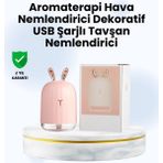 sbodurhome Beyaz Renk Ultrasonik Hava Nemlendirici ve Aromaterapi Difüzörü - Renkli