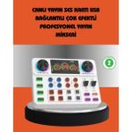 sbodurhome Bluetooth Bağlantılı Karaoke ve Yayın Ses Kontrol Ünitesi - Çok Renkli