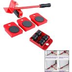 sbodurhome Ev Tipi Kaldıraç Eşya Mobilya Taşıma Aparatı 5pcs Taşıma KAPASITE:150KG - Standart - Çok Renkli