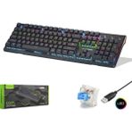 sbodurhome G605 Gaming Mekanik Rgb Klavye Blue Switch - Siyah