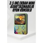 sbodurhome Game Box Oyun Konsolu 500 Retro Oyunlu Mini Taşınabilir 3 Inç