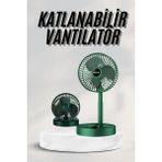 sbodurhome Katlanabilir Teleskopik Şarjlı Fan Masaüstü Soğutucu Vantilatör - Renkli