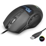 sbodurhome X10 Mouse 12800 Dpi 9 Tuş Makro 1000 Hz Rgb - Siyah
