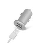 Sbs 5520 2 Mini Girişli Usb Araç Şarj Cihazı, Gri