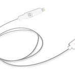 Sbs USB Lightning ve Beyaz Micro USB Data Kablosu