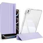 Sby Teknoloji ​​​apple iPad Pro 11 2024 Uyumlu Kılıf Magnetik Ayrılabilen Airbagli Kablosuz Kalem Şarjı-Uyku Modu Sliding Tablet Kılıfı - Renkli
