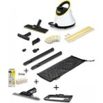 Sc 2 Deluxe Buharlı Temizlik Makinesi + Cam Temizleme Aparatı + Halı Başlığı + 15 Adet Mikrofiber