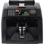Sc 8520 Karışık Değer Sayım Sahte Kontrollü Para Sayma Makinesi - Siyah