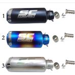 Sc Project Egzoz Universal Motosiklet Egzozu Tüp Egzoz - 3.metalık